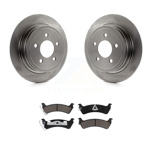 Disc Brake Rotors And Ceramic Pads Rear Kit For Ford Explorer Sport Trac