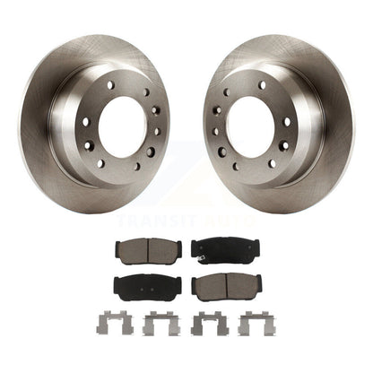 Brake Rotors & Ceramic Pad Rear Kit For Hyundai Entourage Kia Sedona To 04/27/06