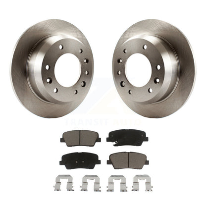 Disc Brake Rotors And Ceramic Pads Rear Kit For Kia Sedona Hyundai Entourage