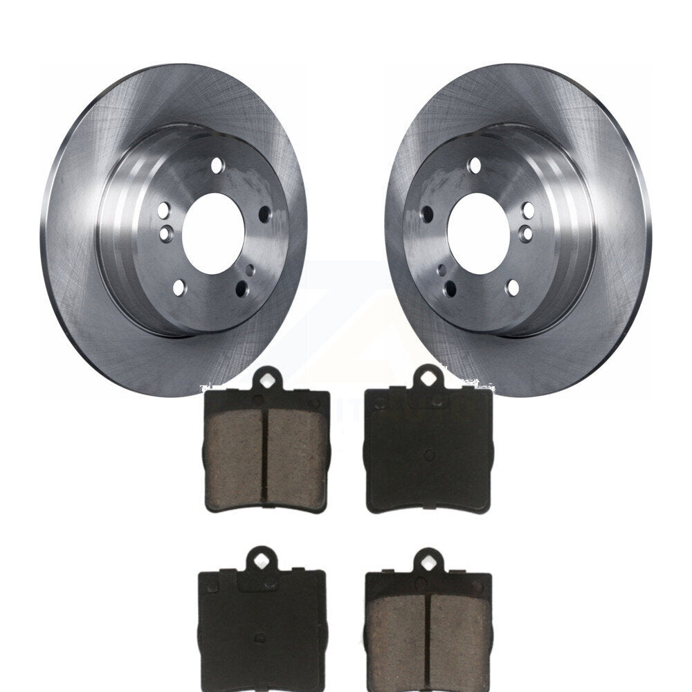 Brake Rotors Ceramic Pad Rear Kit For Mercedes-Benz C230 Chrysler Crossfire C240