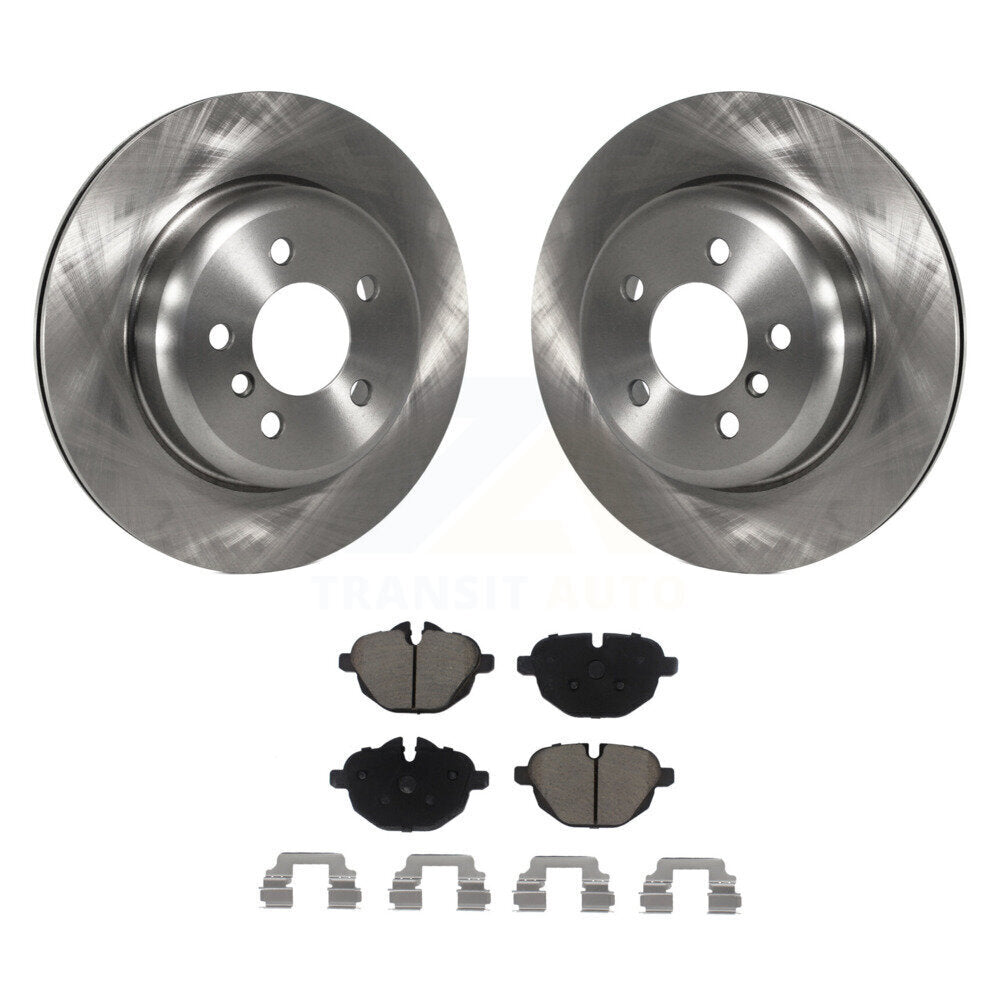 Brake Rotors & Ceramic Pad Rear Kit For BMW 535i xDrive 528i 535d ActiveHybrid 5