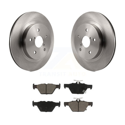 Disc Brake Rotors And Ceramic Pads Rear Kit For Subaru Outback WRX Legacy