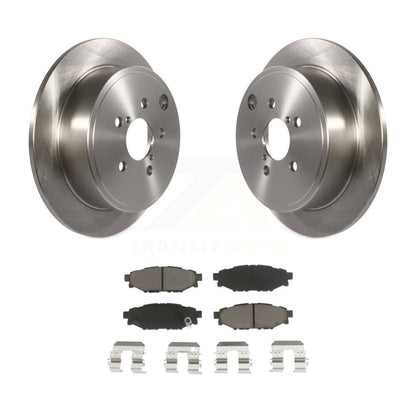 Disc Brake Rotors And Ceramic Pads Rear Kit For Subaru WRX