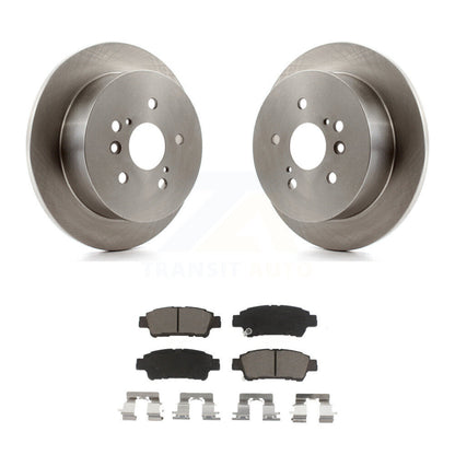 Disc Brake Rotors And Ceramic Pads Rear Kit For 2004-2010 Toyota Sienna