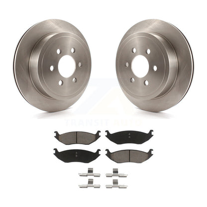 Disc Brake Rotors And Ceramic Pads Rear Kit For 2003 Dodge Durango