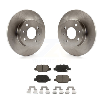 Disc Brake Rotors And Ceramic Pads Rear Kit For Fiat 500