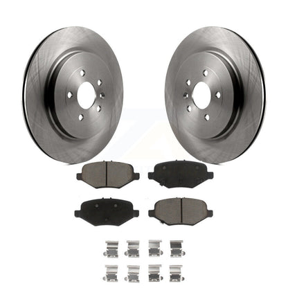 Brake Rotors Ceramic Pad Rear Kit For Ford Explorer Flex Taurus Police Sedan MKT