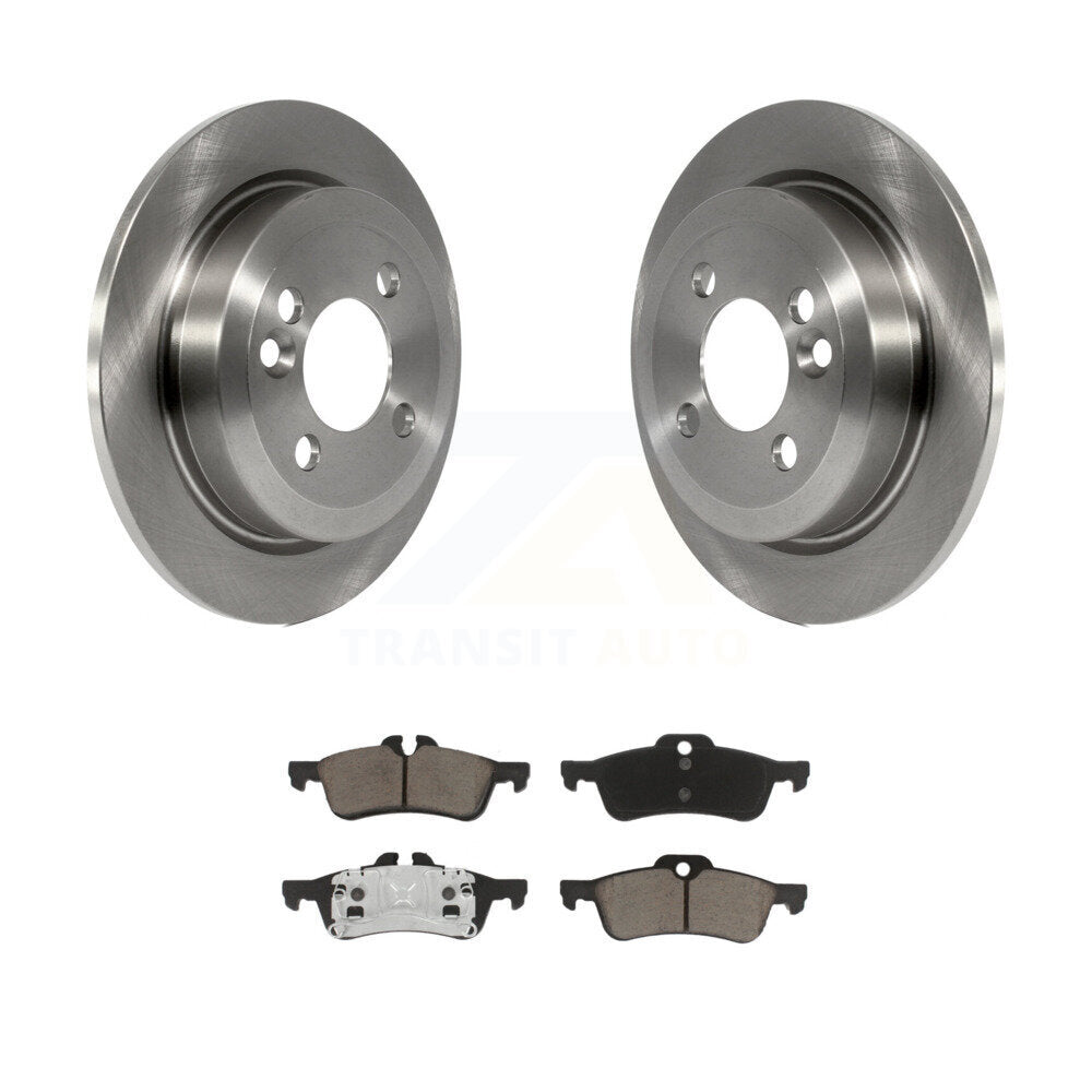 Disc Brake Rotors And Ceramic Pads Rear Kit For Mini Cooper