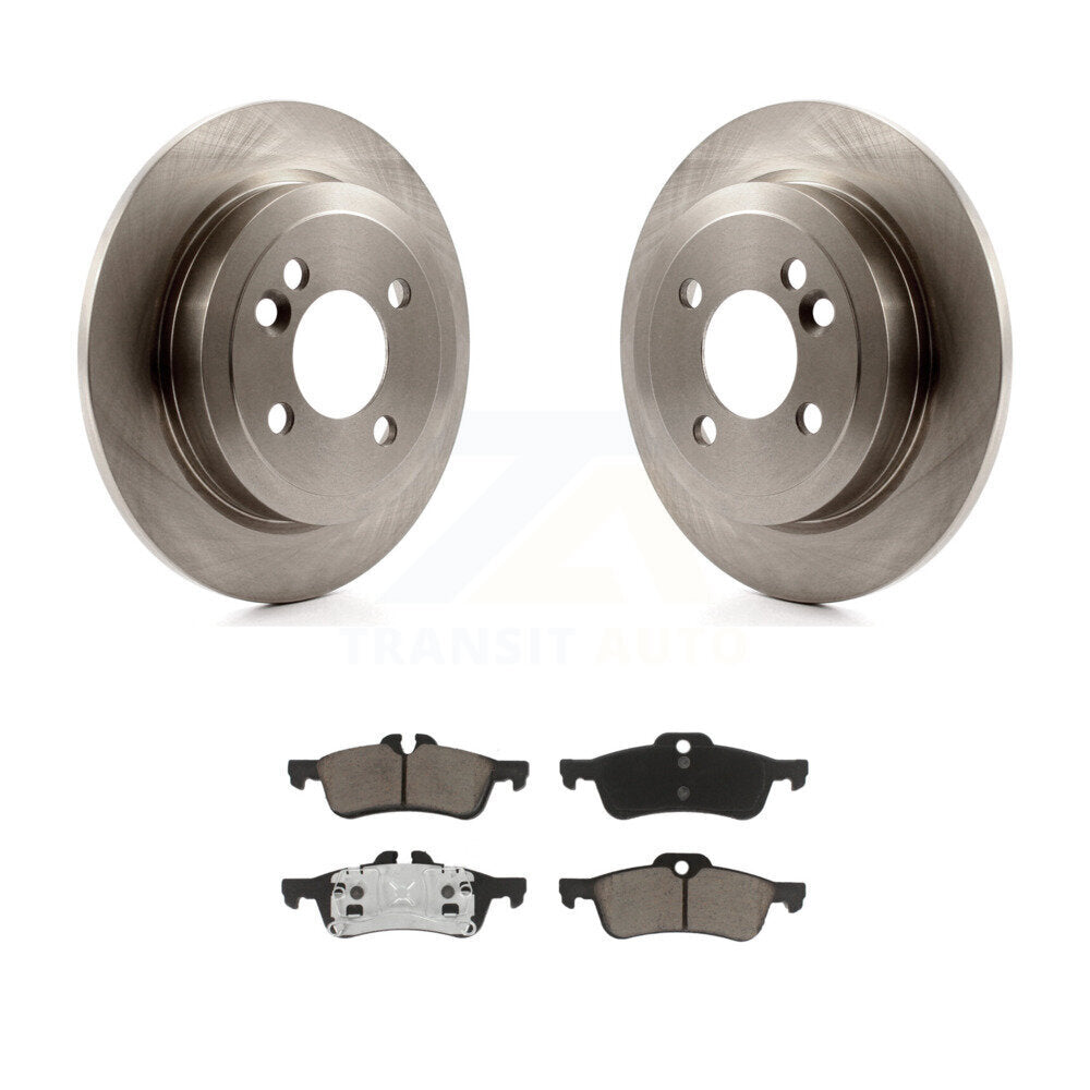 Disc Brake Rotors And Ceramic Pads Rear Kit For Mini Cooper