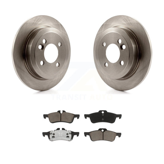 Disc Brake Rotors And Ceramic Pads Rear Kit For Mini Cooper