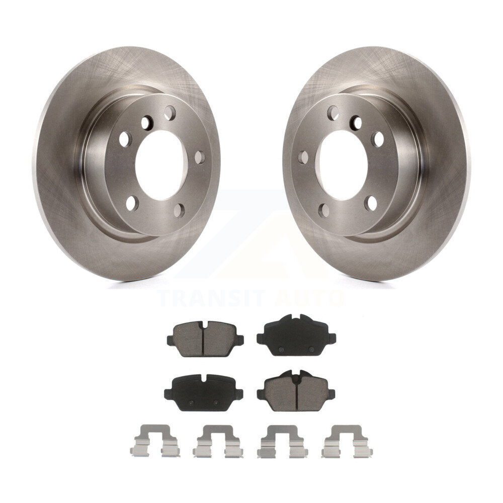 Disc Brake Rotors And Ceramic Pads Rear Kit For Mini Cooper Countryman Paceman