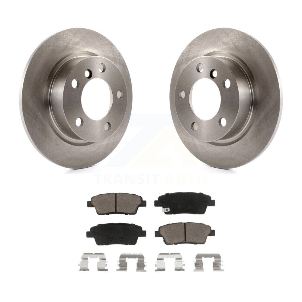 Disc Brake Rotors And Ceramic Pads Rear Kit For Mini Cooper Countryman Paceman