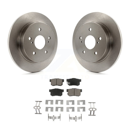 Disc Brake Rotors And Ceramic Pads Rear Kit For 2010-2013 Suzuki Kizashi