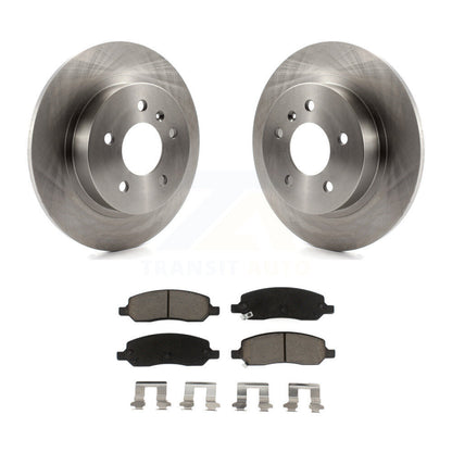 Disc Brake Rotor & Ceramic Pad Rear Kit For 2006-2011 Buick Lucerne Cadillac DTS