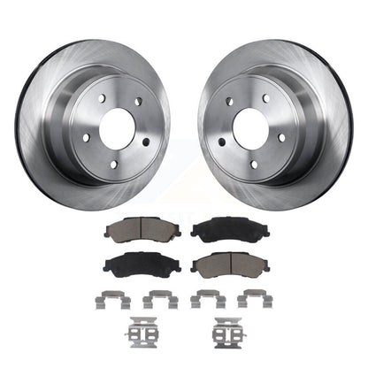 Brake Rotor Ceramic Pad Rear Kit For Chevrolet GMC Blazer S10 Jimmy Sonoma Isuzu