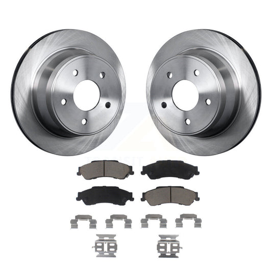 Brake Rotor Ceramic Pad Rear Kit For Chevrolet GMC Blazer S10 Jimmy Sonoma Isuzu