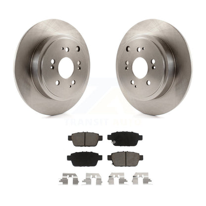 Disc Brake Rotors And Ceramic Pads Rear Kit For 2006-2014 Honda Ridgeline