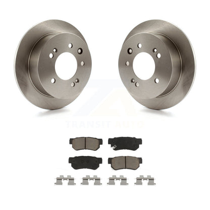 Disc Brake Rotors And Ceramic Pads Rear Kit For Hyundai Elantra