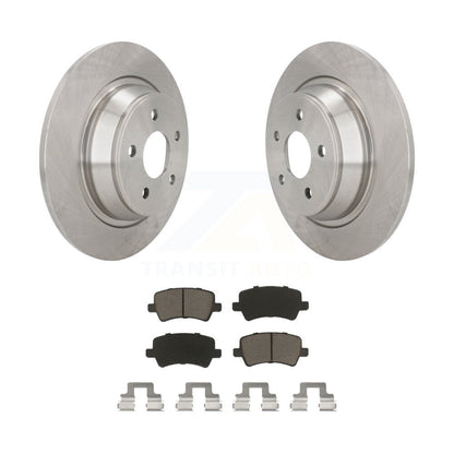 Disc Brake Rotors And Ceramic Pad Rear Kit For 2012-2015 Land Rover Range Evoque