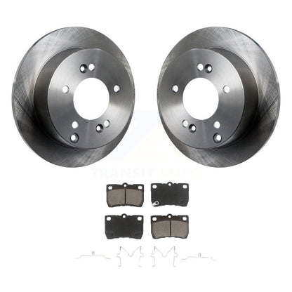 Disc Brake Rotors And Ceramic Pads Rear Kit For Lexus IS250
