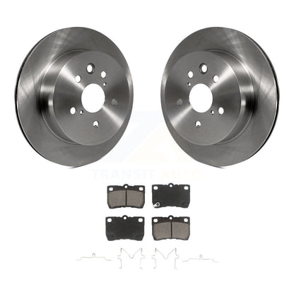 Brake Rotors Ceramic Pad Rear Kit For Lexus IS250 IS350 GS350 GS300 GS450h GS430