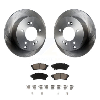 Disc Brake Rotors And Ceramic Pads Rear Kit For Lexus IS250