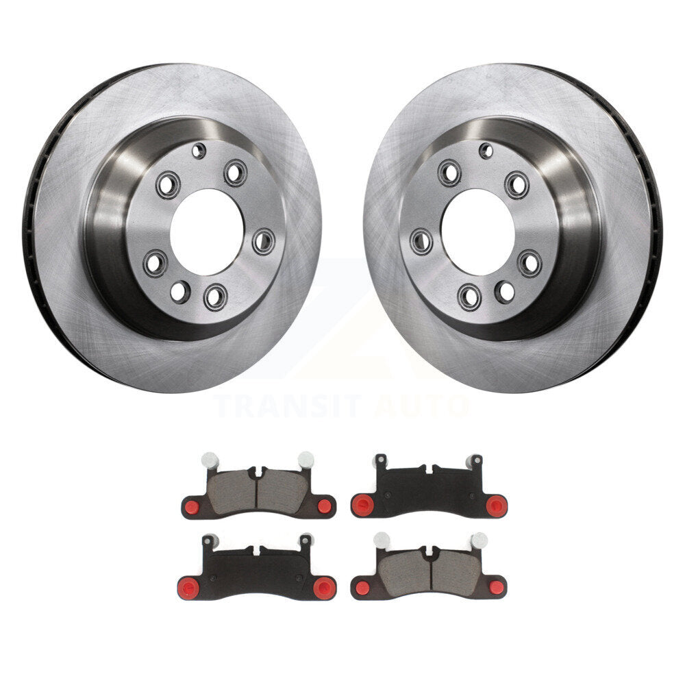 Disc Brake Rotor And Ceramic Pad Rear Kit For Volkswagen Touareg Porsche Cayenne