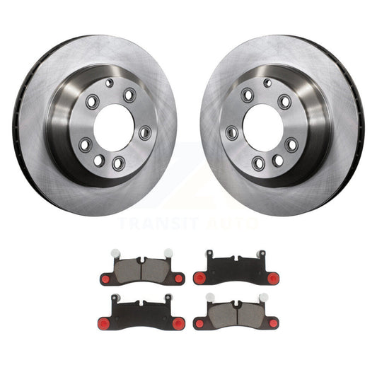 Disc Brake Rotor And Ceramic Pad Rear Kit For Volkswagen Touareg Porsche Cayenne