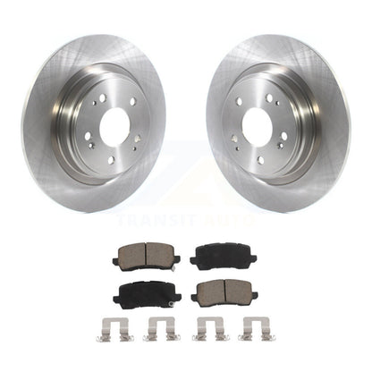Disc Brake Rotors And Ceramic Pads Rear Kit For 2017-2020 Acura MDX