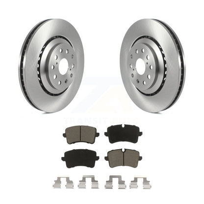 Disc Brake Rotors And Ceramic Pads Rear Kit For Audi S6 S7 A8 Quattro S8