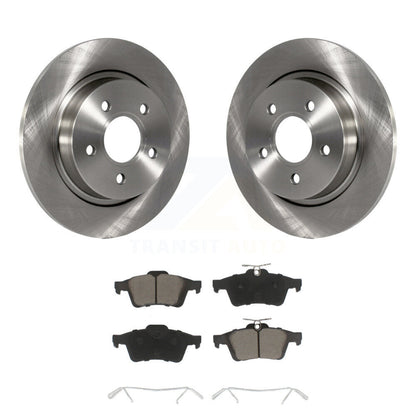 Disc Brake Rotors And Ceramic Pads Rear Kit For Volvo S40 C30 V50 C70