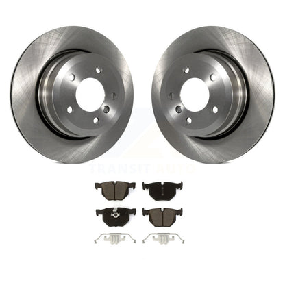 Disc Brake Rotor Ceramic Pad Rear Kit For BMW 530xi 528i xDrive 535i 535xi 528xi