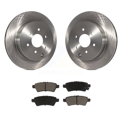 Disc Brake Rotors And Ceramic Pads Rear Kit For Nissan Pathfinder