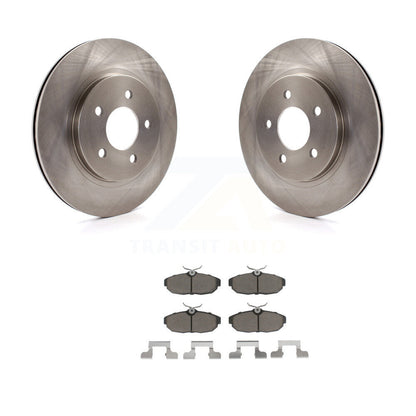 Disc Brake Rotors And Ceramic Pads Rear Kit For Ford Mustang