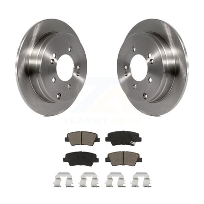 Disc Brake Rotors And Ceramic Pads Rear Kit For Kia Amanti Hyundai Azera