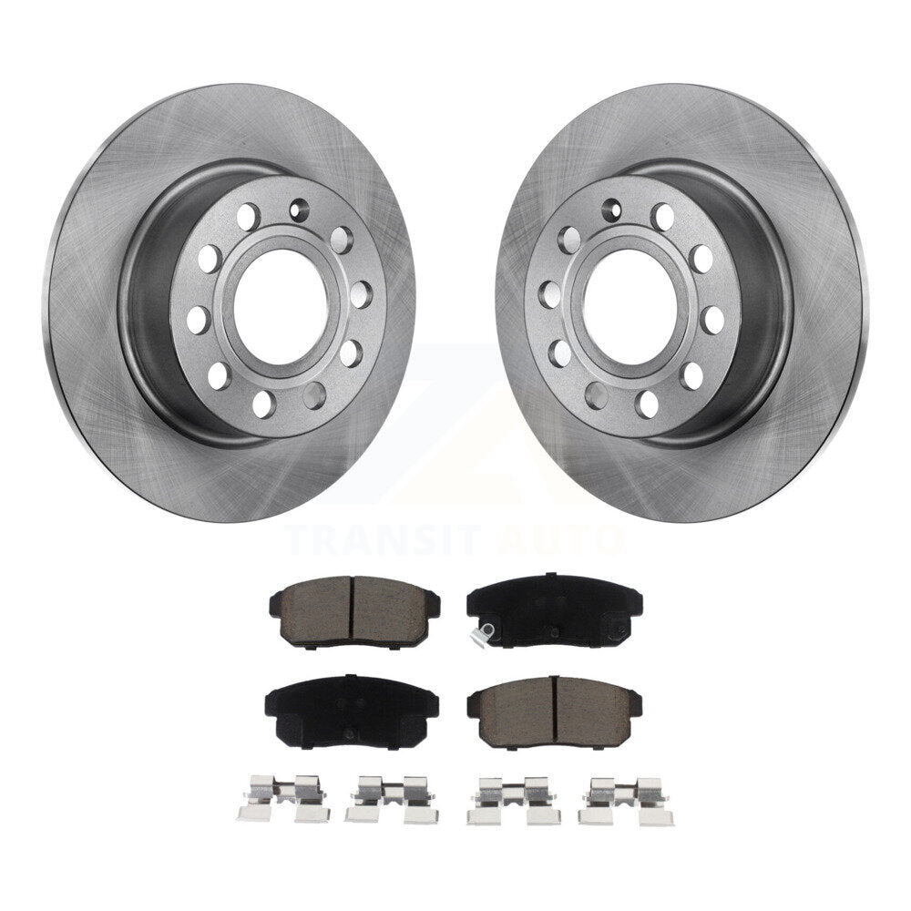 Disc Brake Rotors And Ceramic Pads Rear Kit For Nissan Maxima INFINITI I35 I30