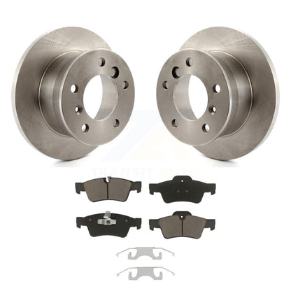 Disc Brake Rotors And Ceramic Pads Rear Kit For Mercedes-Benz G55 AMG