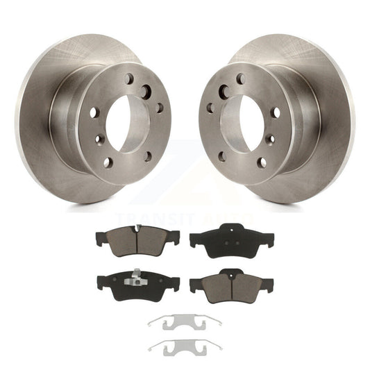 Disc Brake Rotors And Ceramic Pads Rear Kit For Mercedes-Benz G55 AMG