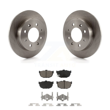 Disc Brake Rotors And Ceramic Pads Rear Kit For Kia Spectra Spectra5