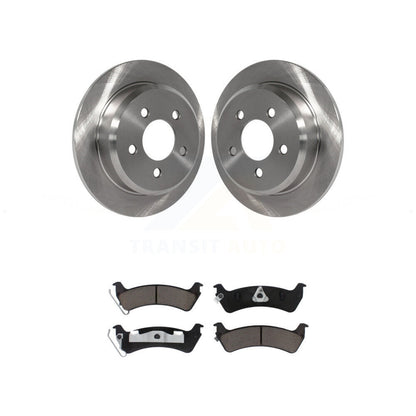 Disc Brake Rotors And Ceramic Pads Rear Kit For Jeep Grand Cherokee