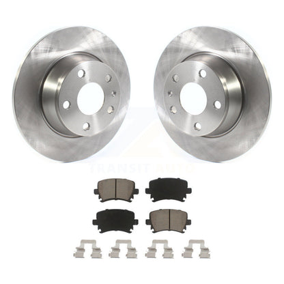 Disc Brake Rotors And Ceramic Pads Rear Kit For Audi TT Quattro