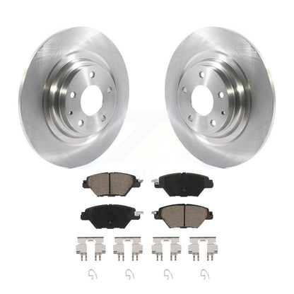 Disc Brake Rotors And Ceramic Pads Rear Kit For 2016-2023 Mazda CX-9