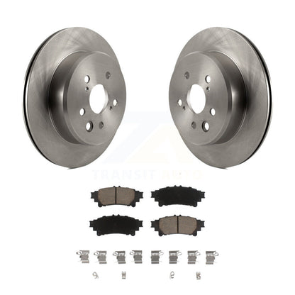 Brake Rotors Ceramic Pad Rear Kit For Lexus IS300 IS350 GS350 RC350 RC300 IS200t