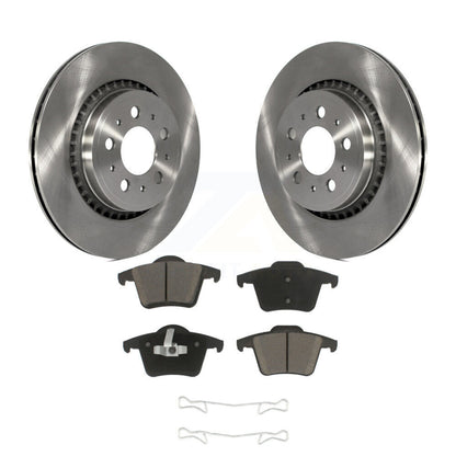 Disc Brake Rotors And Ceramic Pads Rear Kit For 2003-2014 Volvo XC90