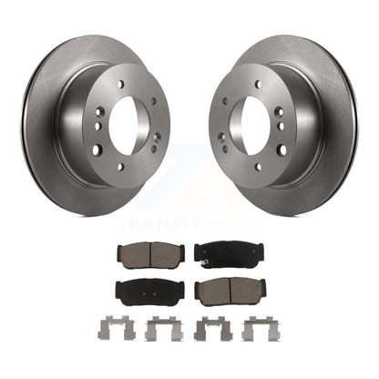 Disc Brake Rotors And Ceramic Pads Rear Kit For 2003-2006 Kia Sorento