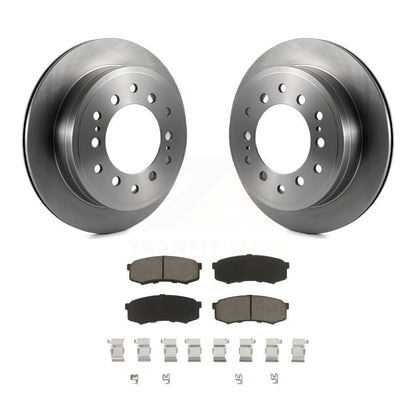 Brake Rotor And Ceramic Pad Rear Kit For Toyota 4Runner FJ Cruiser Sequoia Lexus