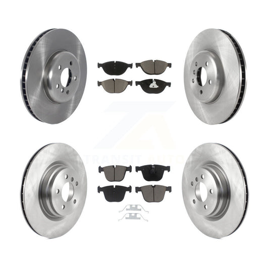Brake Rotor & Ceramic Pad Front Rear Kit (6Pc) For BMW 750i xDrive 750Li 550i GT