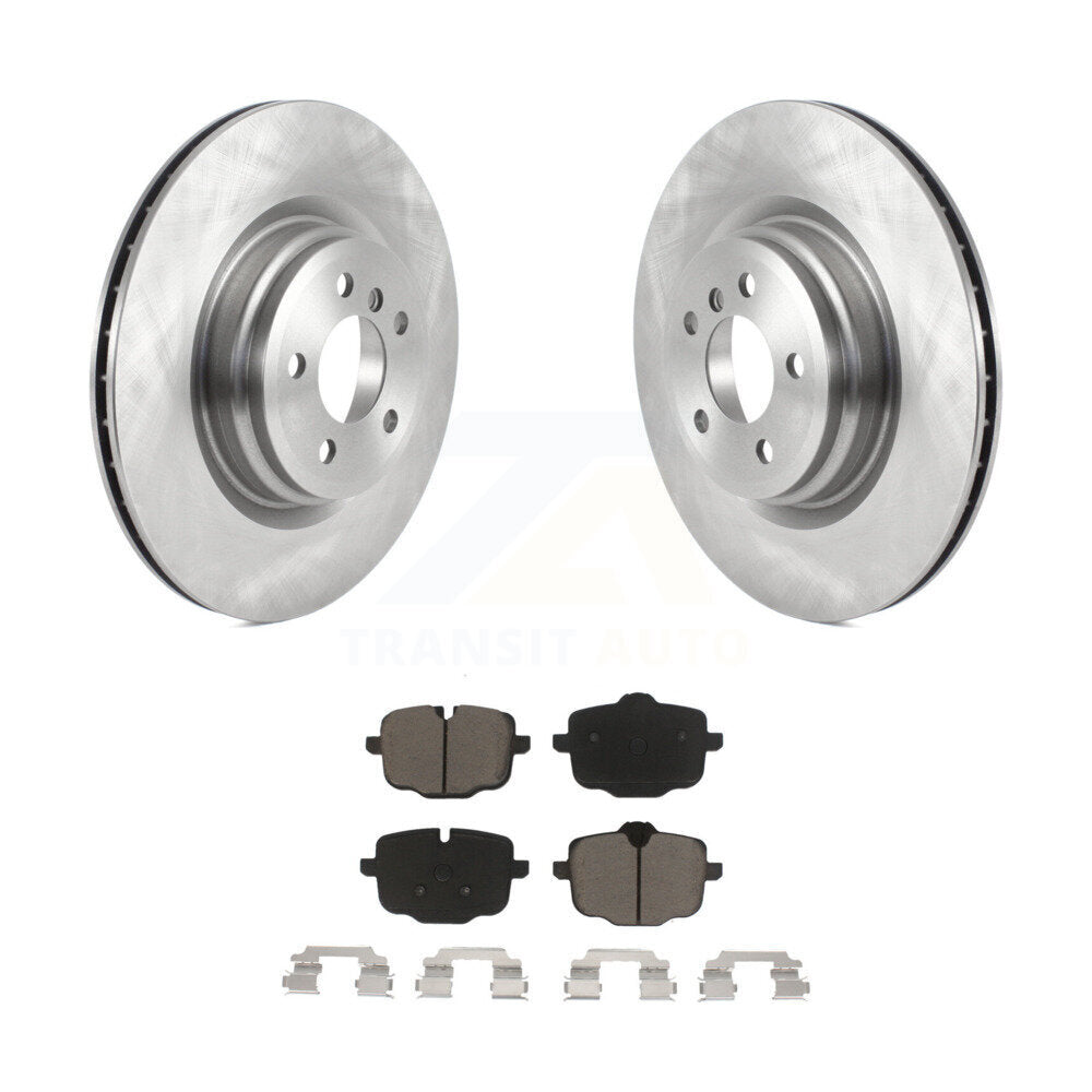 Brake Rotor & Ceramic Pad Rear Kit For 2016-2019 BMW Alpina B6 xDrive Gran Coupe