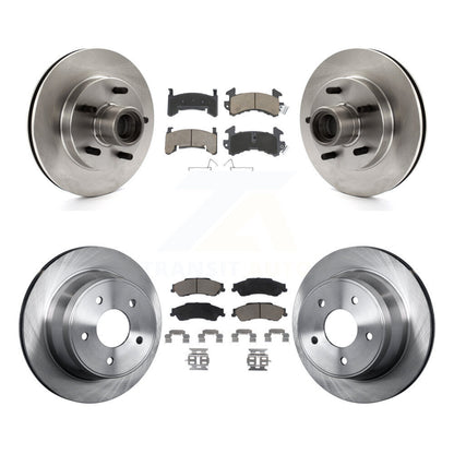 Brake Rotor Ceramic Pad Front Rear Kit For Chevrolet S10 GMC Blazer Jimmy Sonoma
