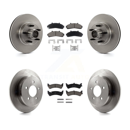 Disc Brake Rotor And Ceramic Pad Front Rear Kit For Ford Ranger Explorer Mercury
